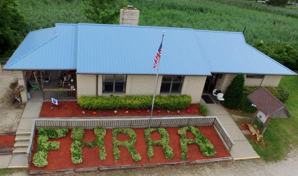 arial view of clubhouse